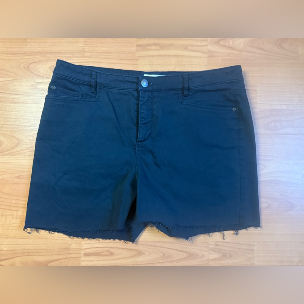 Women’s J Jill Denim Smooth Fit Navy Size 16 Cut Off Jean Shorts